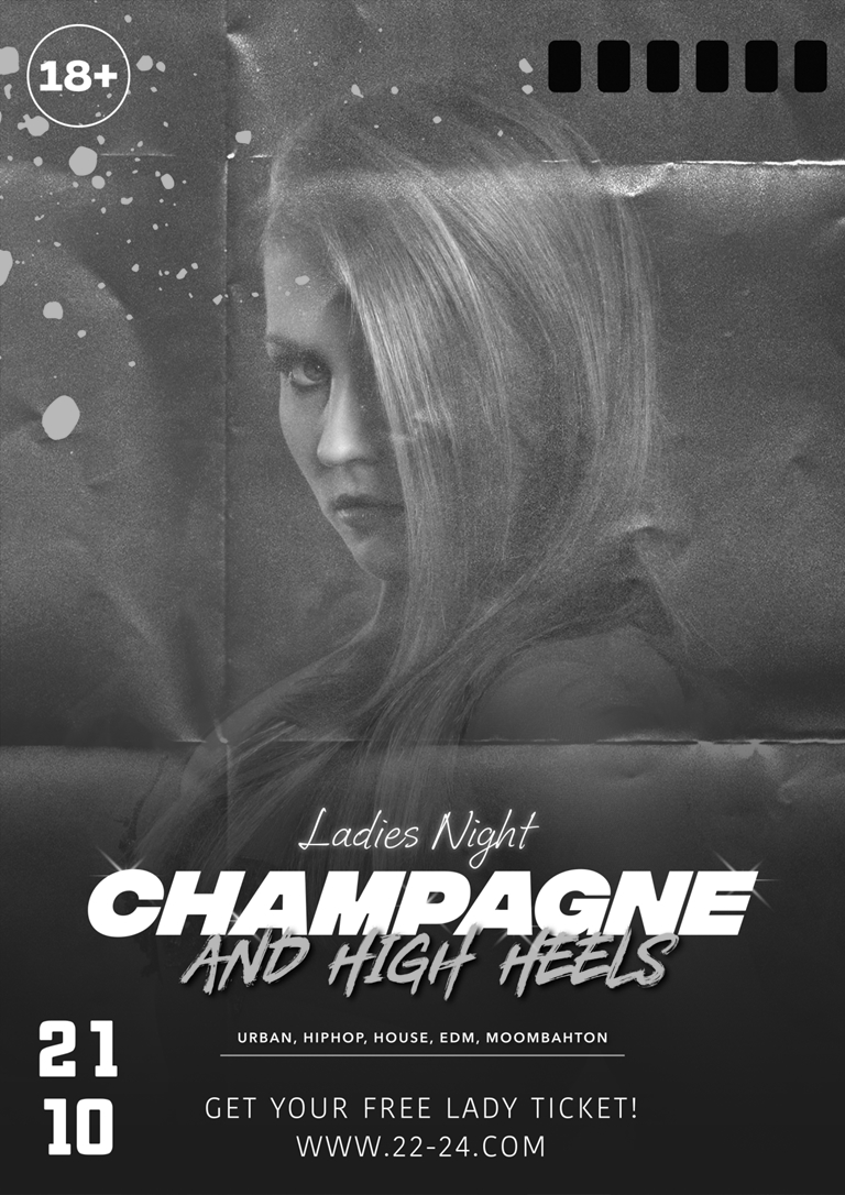 Champagne and High Heels Ladies Night
