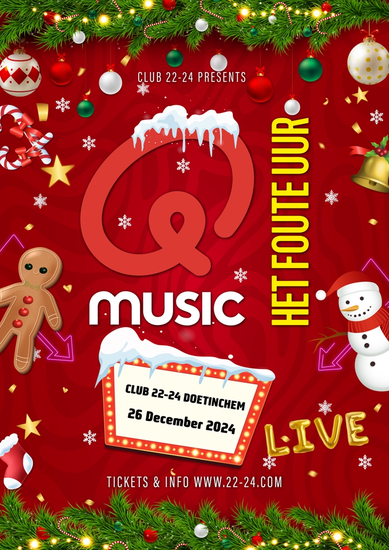 Q-music foute uur live 2e kerstdag